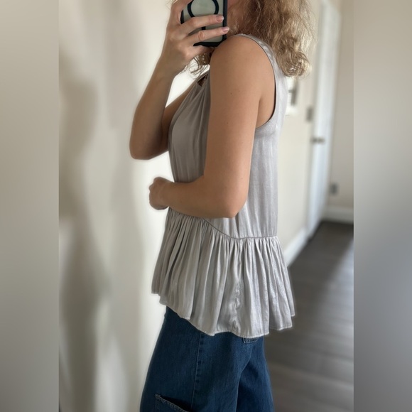 Mango silver tank top size XS - Picture 3 of 10